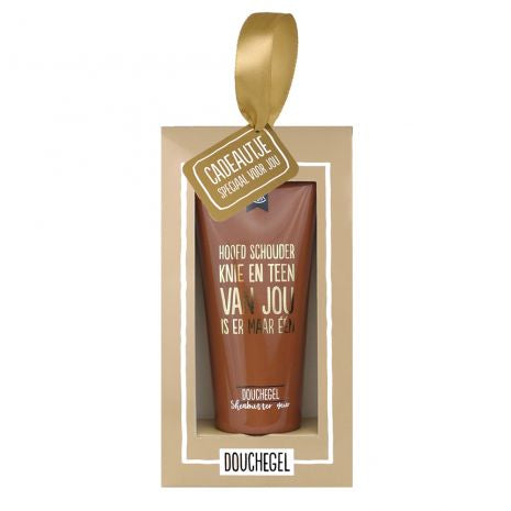 Douchegel in cadeauverpakking - Hoofd schouder knie en teen