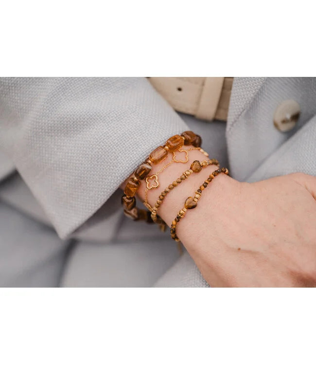 BY SHIR ARMBAND EDELSTAAL OPEN KLAVER