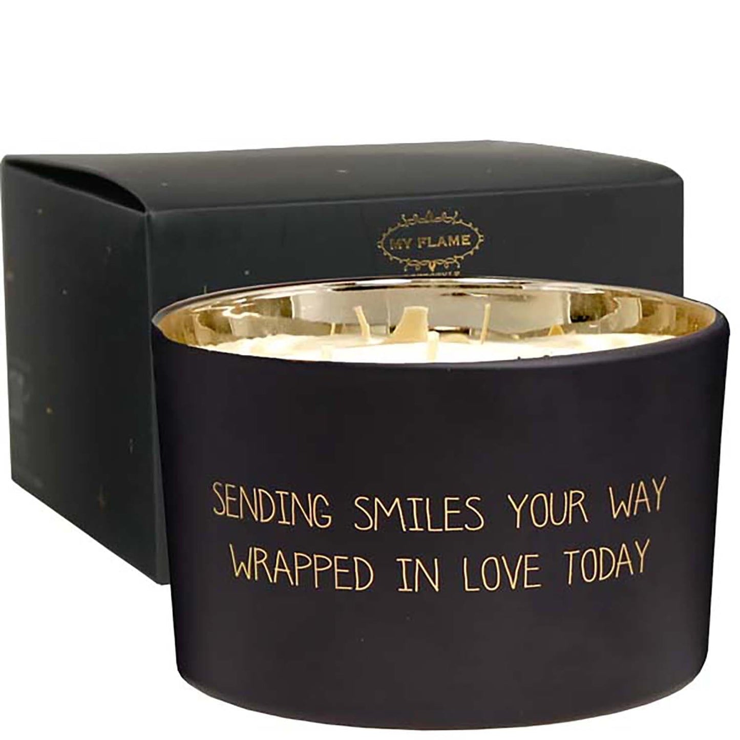 My Flame Lifestyle | Kaars | Sending smiles your way, wrapped in love today