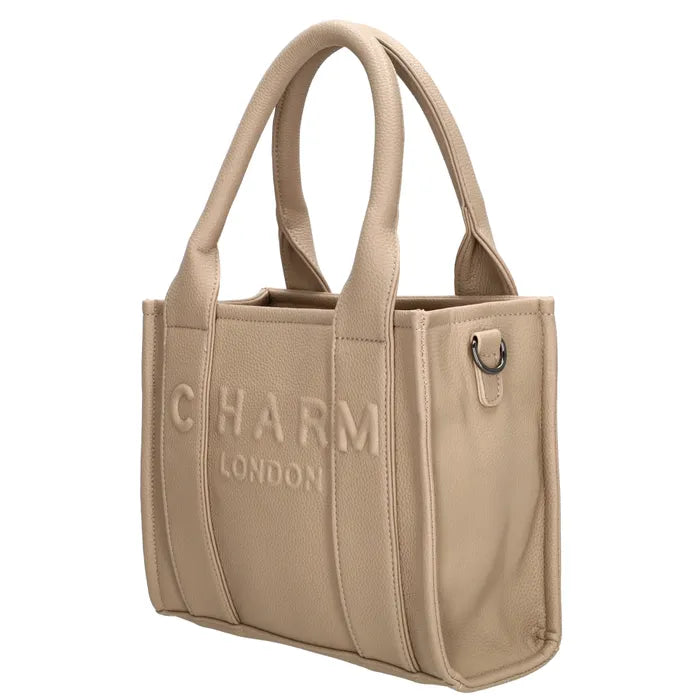 Charm London Bond Handtas taupe
