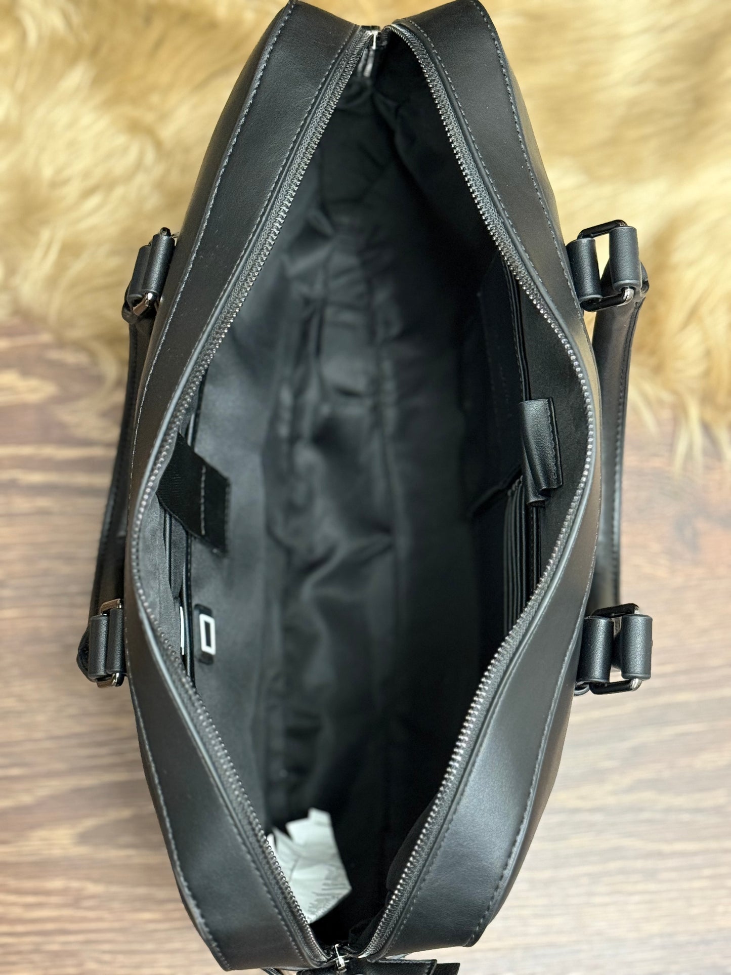 Valentino Bags Laptoptas Zwart Voor 13 Inch Laptop En Tablet Met Apart Vak En Afneembare Schouderband