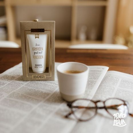 Douchegel in cadeauverpakking - Pensioen