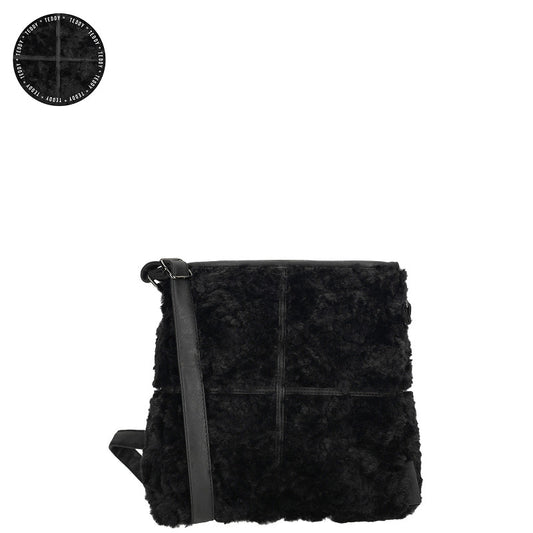 Fay Crossbody Tas Zwart Nylon Polyester Met Verstelbare Schouderriem 27 x 11 x 27 Cm