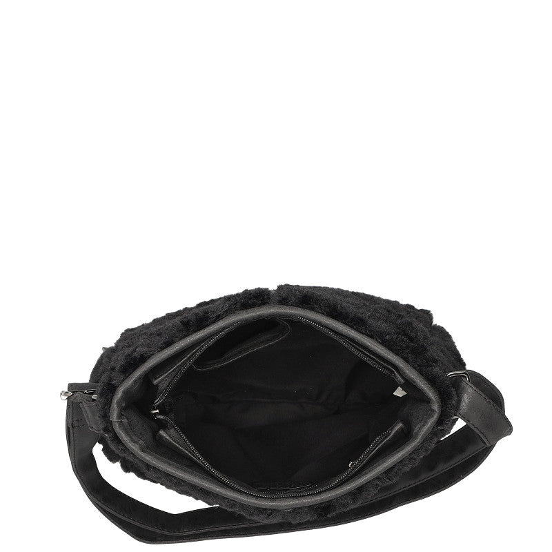 Fay Crossbody Tas Zwart Nylon Polyester Met Verstelbare Schouderriem 27 x 11 x 27 Cm