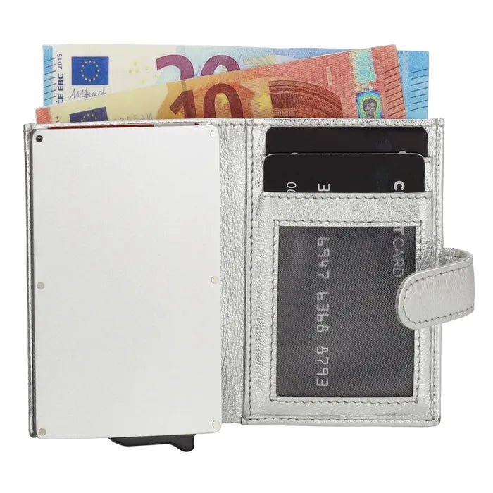 Double-d safety wallet zilver - Sannes Sieraden