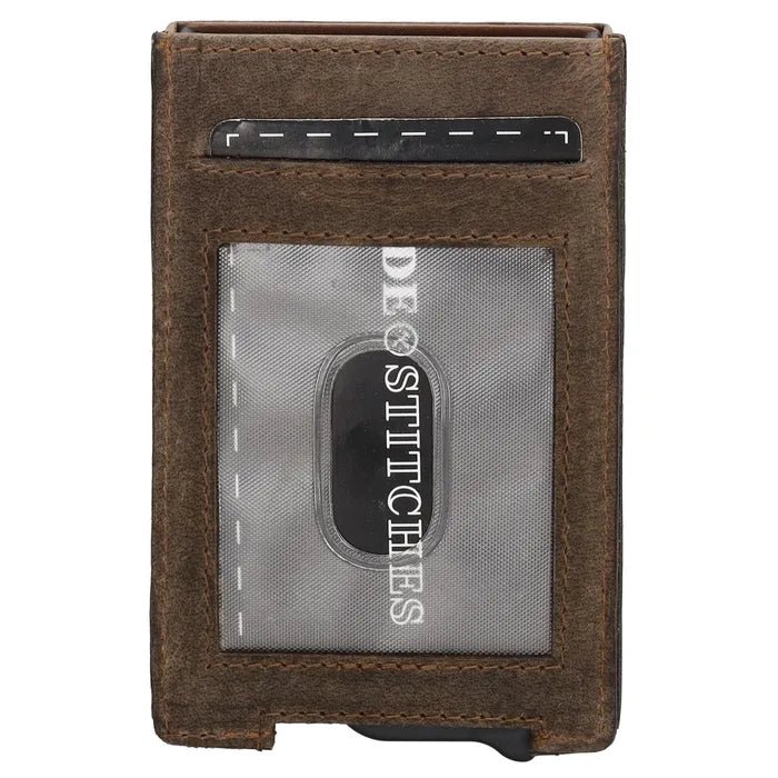 Hide & stitches idaho safety wallet - Sannes Sieraden