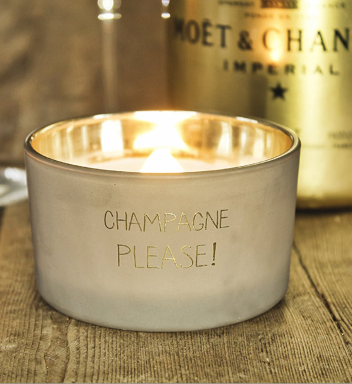 My Flame Sojakaars Champagne Please - Fig's Delight Geurkaars Biologische Sojawas - Sannes Sieraden
