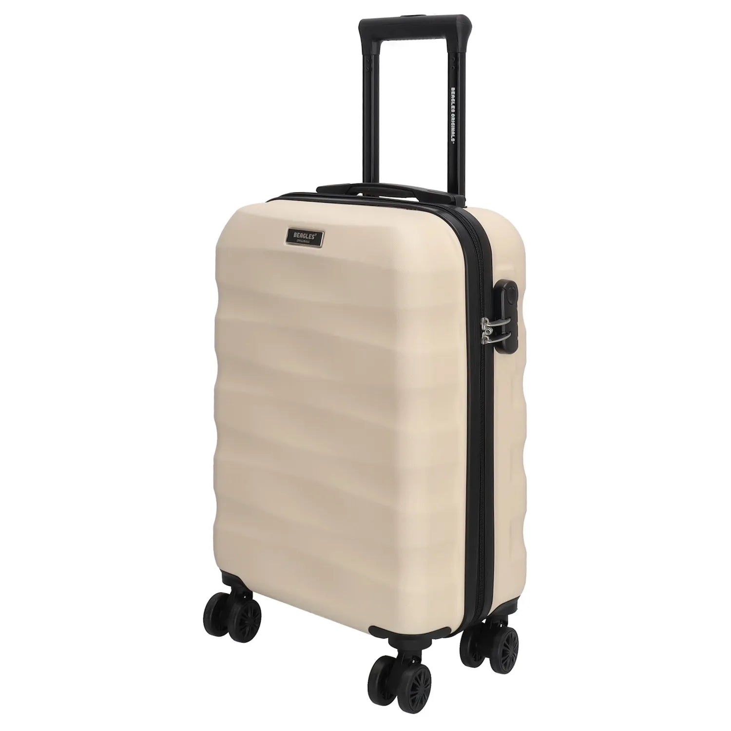 Koffer handbagage beagles beige