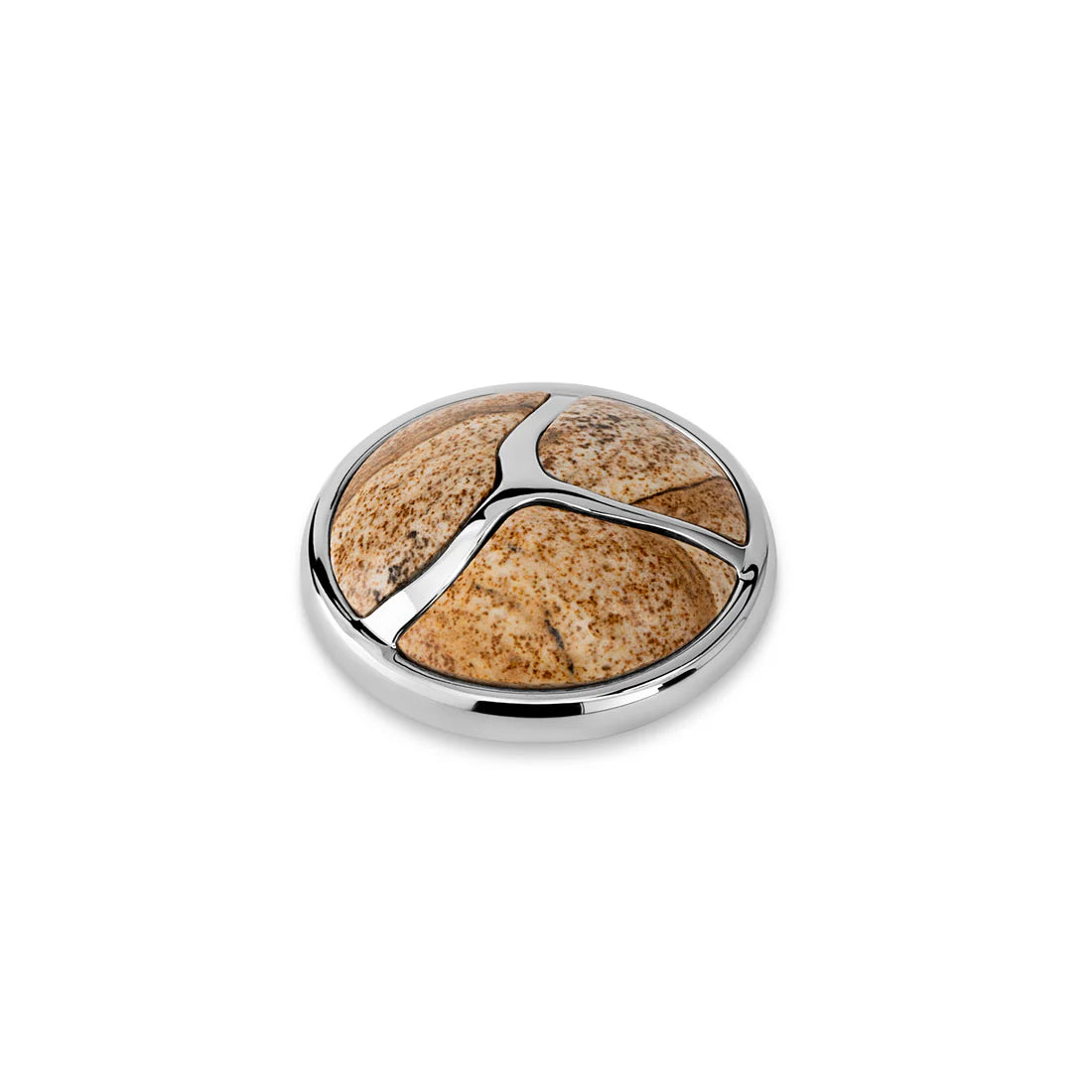 Melano Kosmic Marked Gem Steen Picture Jasper zilver.