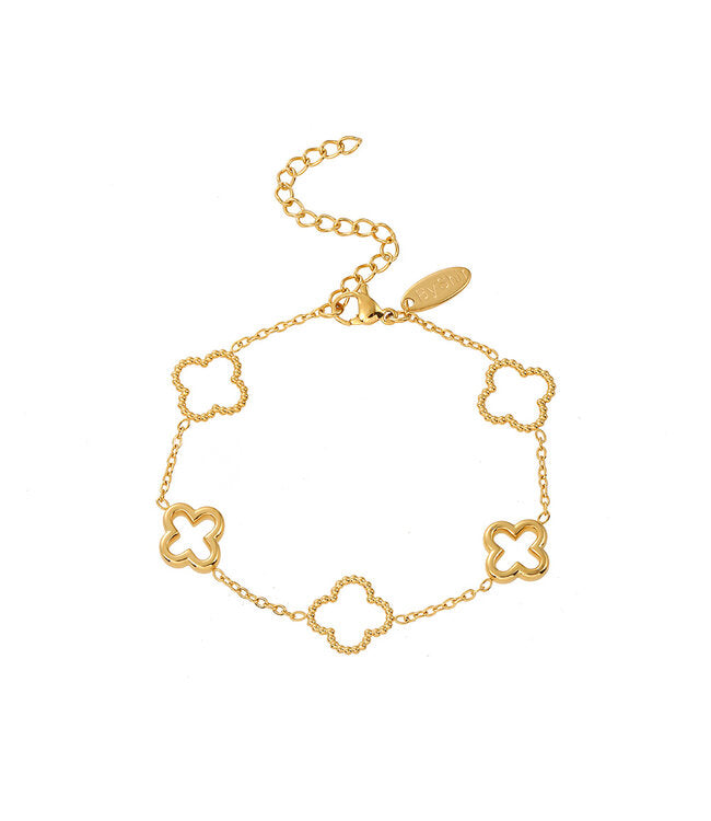 BY SHIR ARMBAND EDELSTAAL OPEN KLAVER