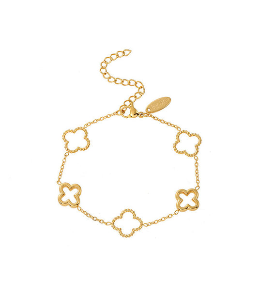 BY SHIR ARMBAND EDELSTAAL OPEN KLAVER