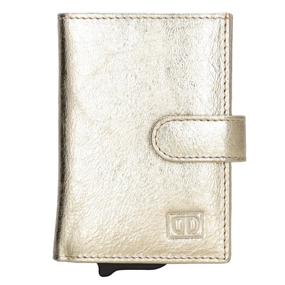 Double-d safety wallet goud