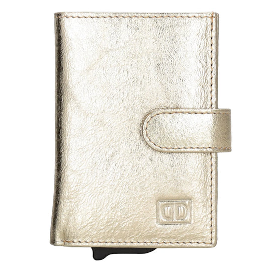 Double-d safety wallet goud