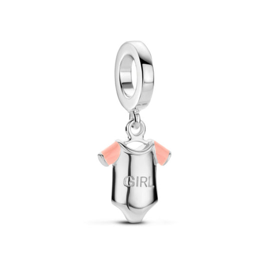 Rosa Di Luca zilver bedel hanger romper girl