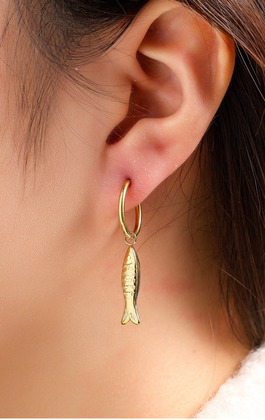 Day en Eve oorbellen visje