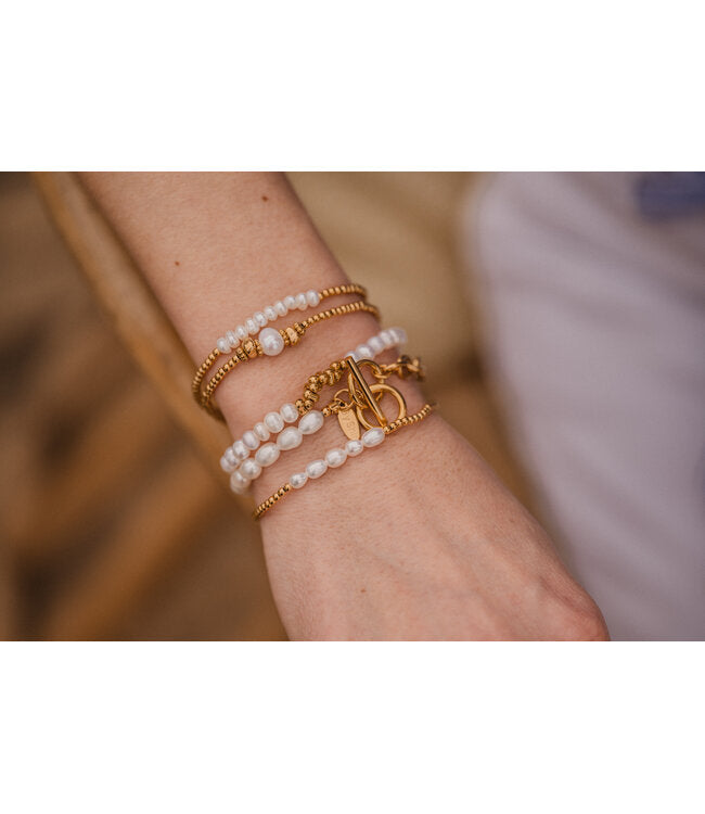 BY SHIR ARMBAND LUXE SCHAKEL EN PAREL