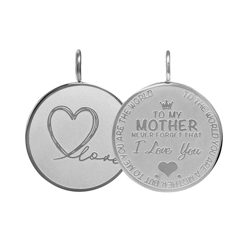 Pendant Mother Love Big zilver
