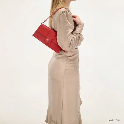 Charm London Castle Hill Crossbodytas Rood