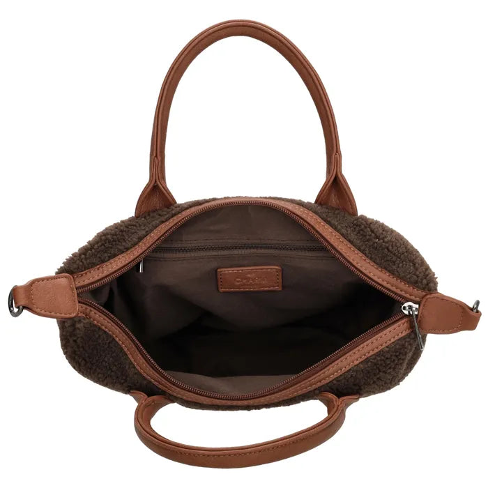 Charm London Buckingham Teddy Handtas Donkerbruin