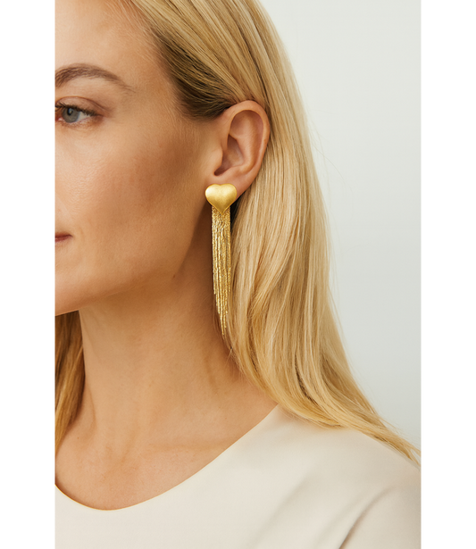 BY SHIR OORBELLEN LUXE HART SPARKLE