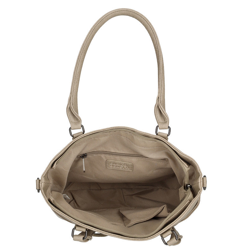Schoudertas Enrico Benetti Emma light taupe