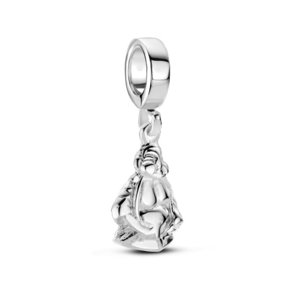 Rosa Di Luca zilver bedel hanger boedha