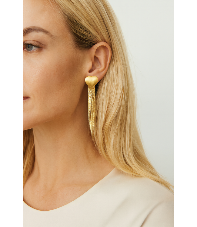 BY SHIR OORBELLEN LUXE HART SPARKLE