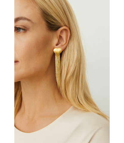 BY SHIR OORBELLEN LUXE HART SPARKLE