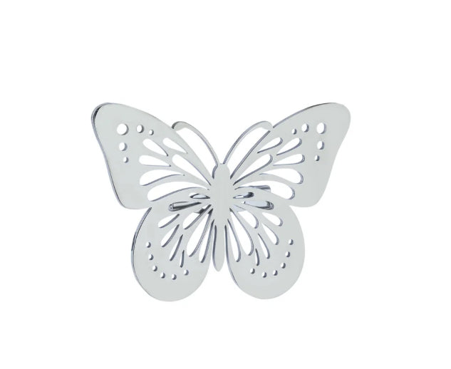 Broche vlinder zilver