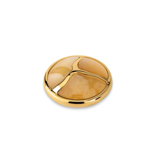 Melano Kosmic Marked Gem Steen Yellow Calcite goud.