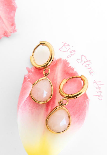 Day en Eve hoop big stone roze