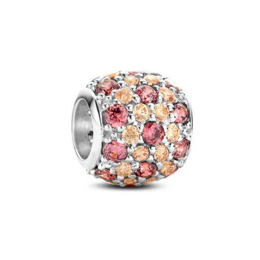 Rosa Di Luca zilver bedel zirkonia champagne tourm