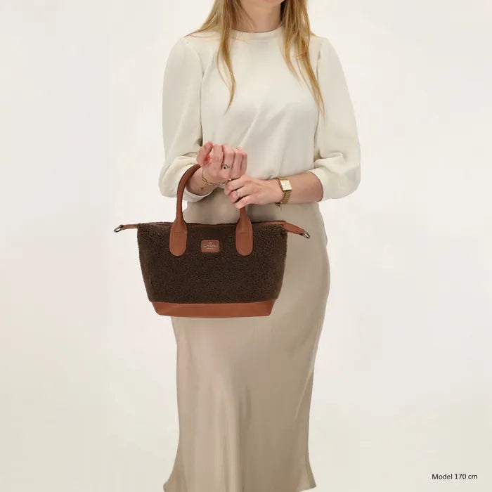 Charm London Buckingham Teddy Handtas Donkerbruin