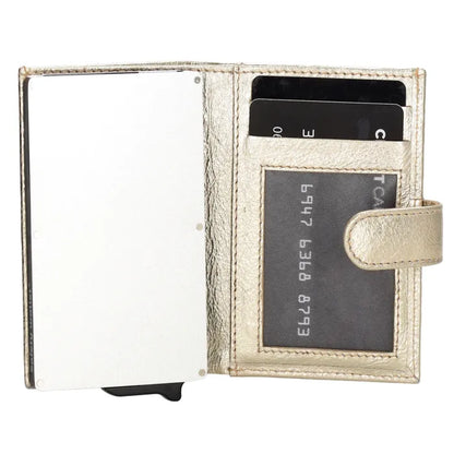 Double-d safety wallet goud