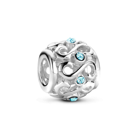 Rosa Di Luca zilver bedel zirkonia li bl