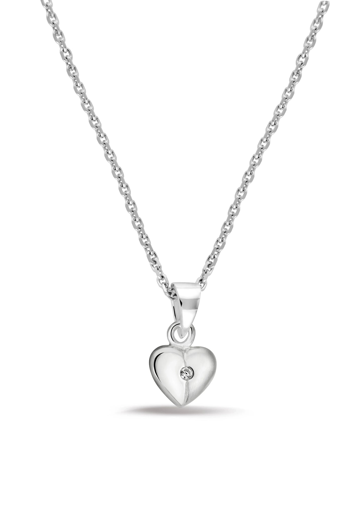 Ketting hartje zilver