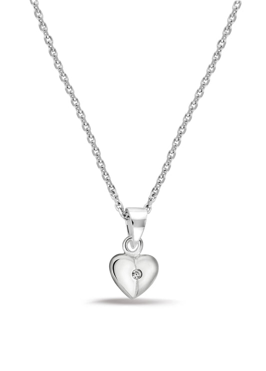 Ketting hartje zilver