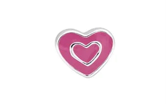 Bedel hartje lichtroze