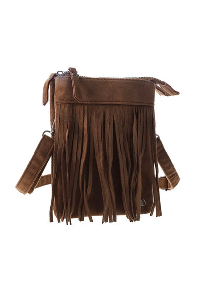 Camel telefoon- en schoudertasje Lados
