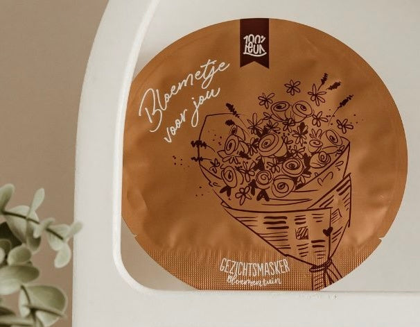 Gezichtsmasker - Bloemetje voor jou