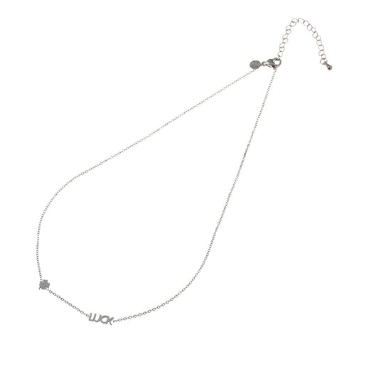 Day & Eve ketting luck zilver