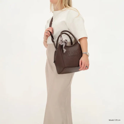 Charm london bond street handtas donkerbruin