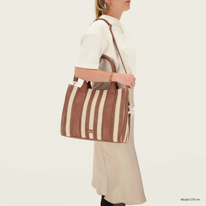 Charm london capri shopper mokka
