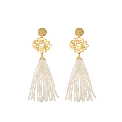 BY SHIR OORBELLEN LUXE NAVÉ WIT