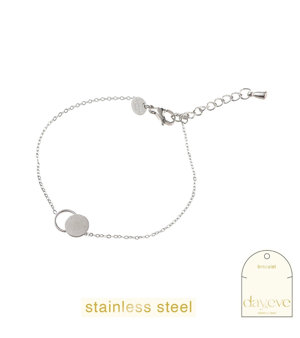 Day & Eve Eclipse bracelet zilver