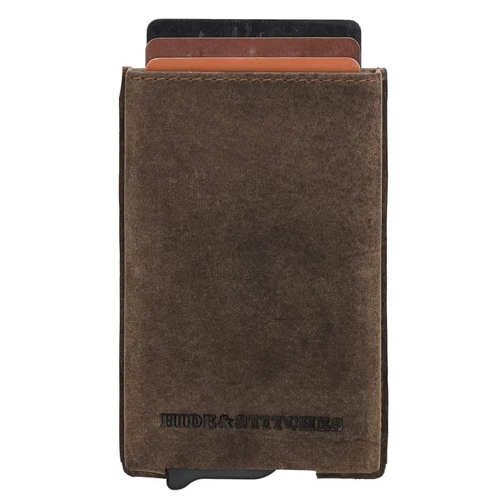 Hide & stitches idaho safety wallet