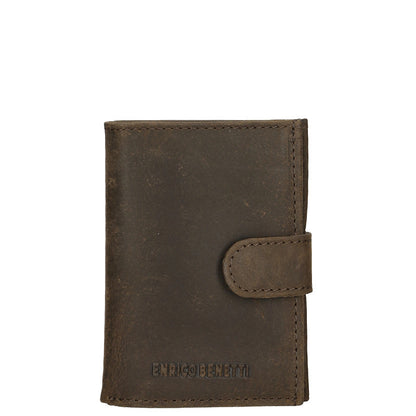 Genua Creditcard Etui Bruin Aluminium Serie Genua Voor Kaarten Compact 8x2.5x11 Cm