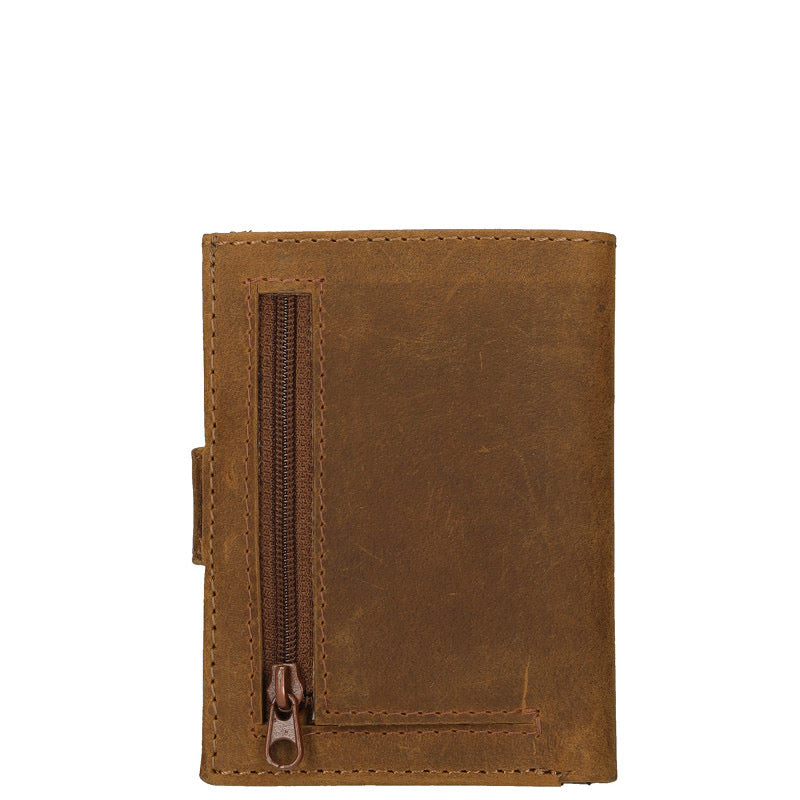 Genua Aluminium Creditcard Etui Camel Serie Slank Lichtgewicht Bescherming Voor Dagelijks Gebruik