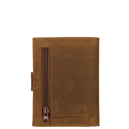 Genua Aluminium Creditcard Etui Camel Serie Slank Lichtgewicht Bescherming Voor Dagelijks Gebruik