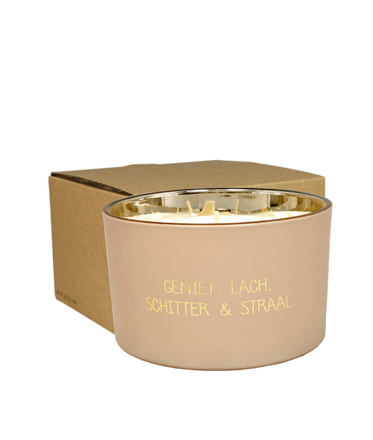 My Flame Lifestyle Sojakaars - Geniet, lach, schitter & straal - Geur: Green Tea Time